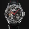 Série 5 Noir et Rouge, montre squelette suisse Julien Brandt, vue 3