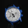 Série 7 Céramique Bleu Nuit, chronographe suisse Julien Brandt, vue 2
