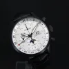 Série 7 Céramique Cadran Blanc, chronographe suisse Julien Brandt, vue 2