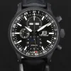 Série 7 Céramique Noire, chronographe suisse Julien Brandt, vue 2