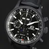 Série 7 Céramique Noire, chronographe suisse Julien Brandt, vue 3